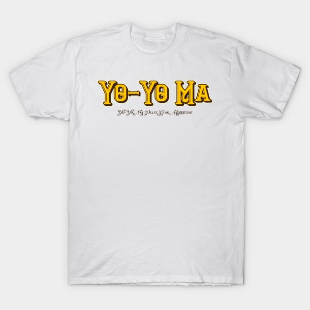 Yo-Yo Ma Inspired by Bach T-Shirt by Delix_shop